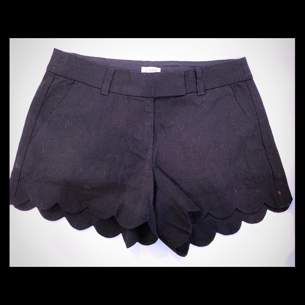 J Crew scalloped shorts